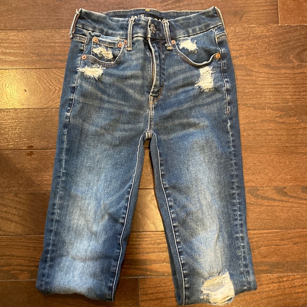 American Eagle - The Lu(x)e Hi Rise Jeggings.  Size 2 Long.